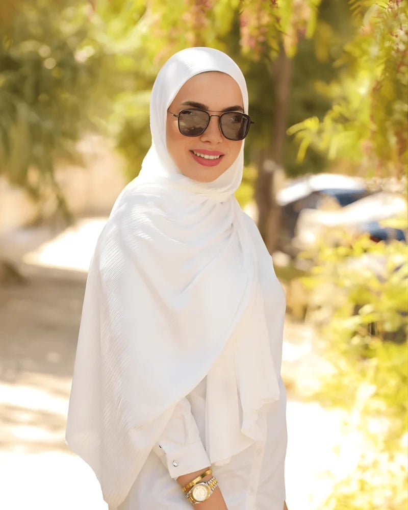 حجاب قطن كويتي مقلم - ALTUKA HIJABI AJMAN CITY CENTER