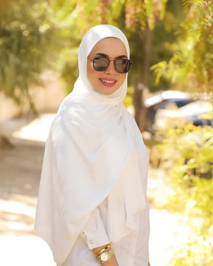 حجاب قطن كويتي مقلم - ALTUKA HIJABI AJMAN CITY CENTER