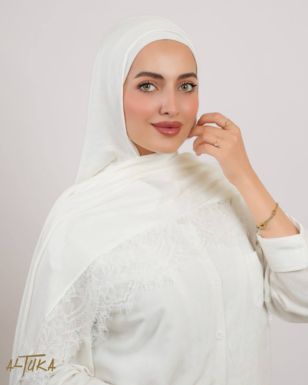 كويتي سوبر فانيلا مع تول - ALTUKA HIJABI AJMAN CITY CENTER