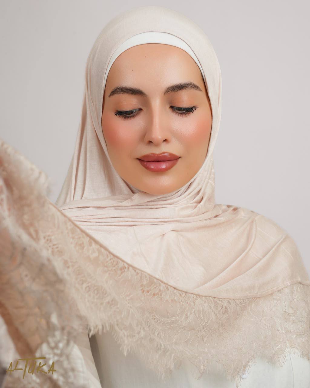 كويتي سوبر فانيلا مع تول - ALTUKA HIJABI AJMAN CITY CENTER