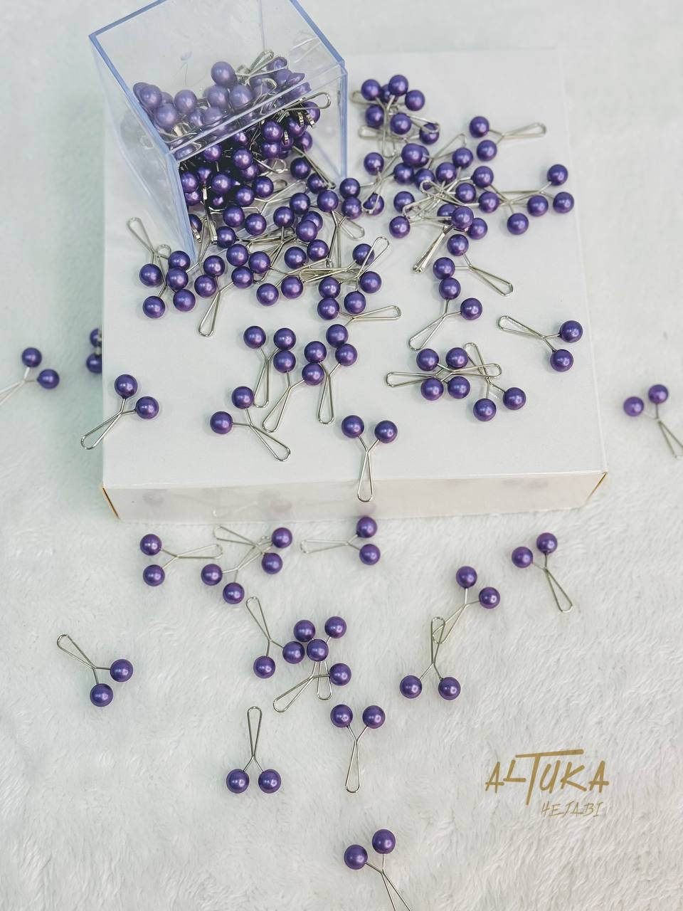 pearl pin دبوس حجاب لولو - ALTUKA HIJABI AJMAN CITY CENTER